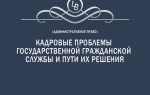 Статья 61. подготовка кадров для гражданской службы